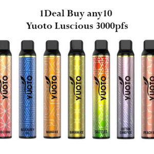 1Deal Buy any10 Yuoto Luscious 3000pfs in 250Aed