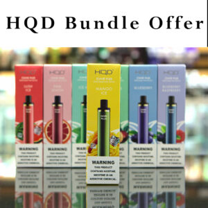 1Deal Buy Any 10 HQD Disposable 1200puffs in 250Aed