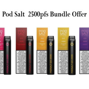 1Deal Buy any10 Pod Salt Disposable 2500pfs 2% in 400Aed