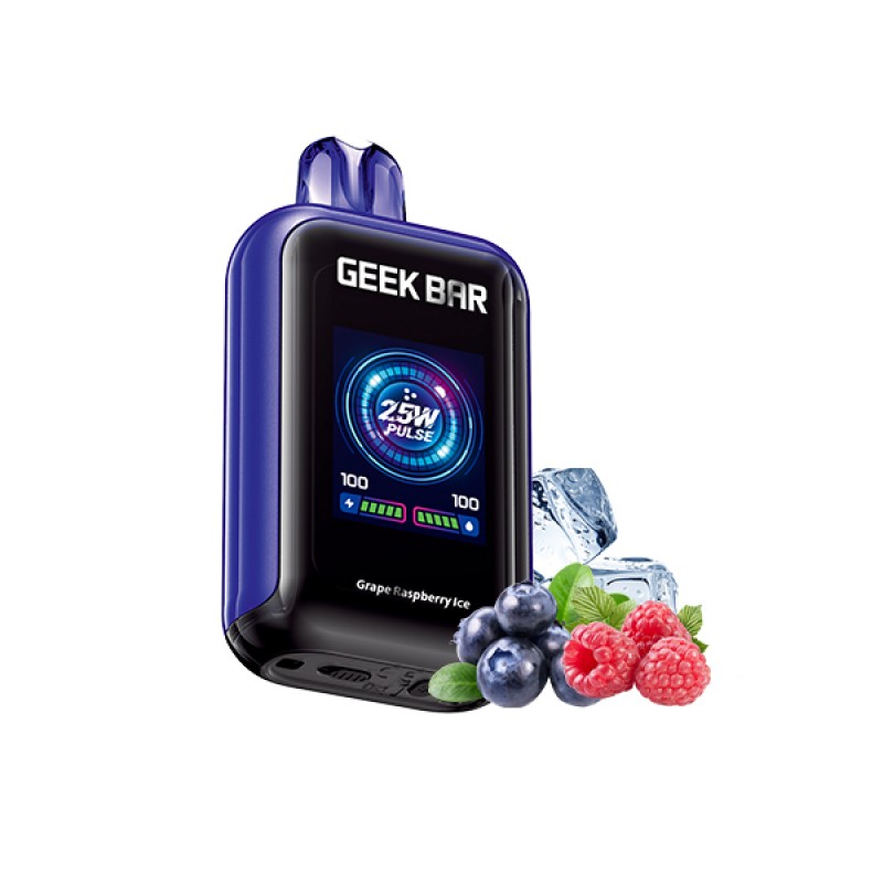 Geek Bar Watt Grape Raspberry Ice 23000pfs 5%