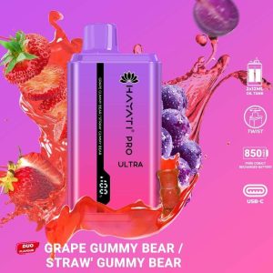 Hayati Pro Ultra Grape Gummy Bear / Straw Gummy Bear 15000pfs 2%