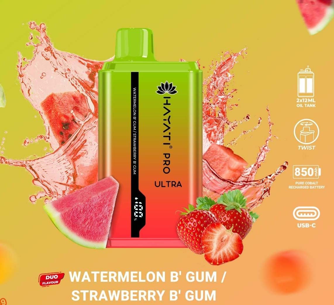 Hayati-Pro-Ultra-15000-Puffs-Watermelon-B-Gum-Strawberry-B-Gum