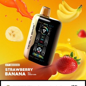 Tesla Bar Strawberry Banana 30000puffs 20mg