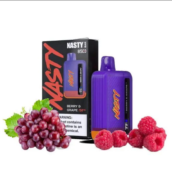 Nasty Bar Berry & Grape 8500pfs 20mg