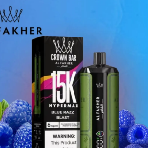 Crown Bar Hyper Max Blue Razz Blast 15000pfs 6mg